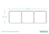 Traverse Three Seaters Sofa